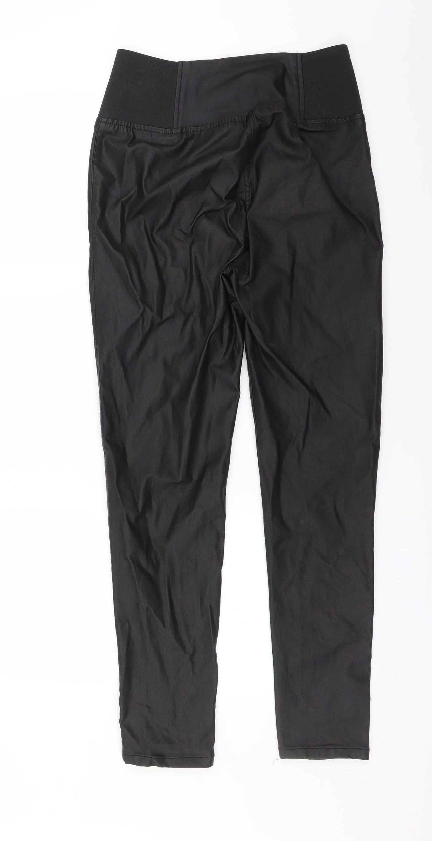 Quiz Womens Black   Trousers  Size 28 in L28 in