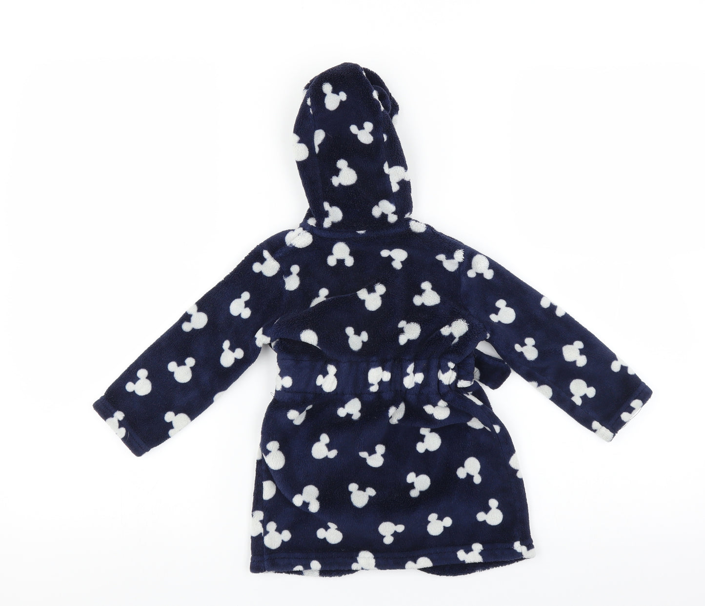George Boys Blue Solid   Robe Size 9-12 Months  - mickey mouse