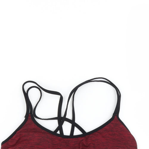 Peacocks Womens Red   Basic T-Shirt Size 14  - Sports Bra