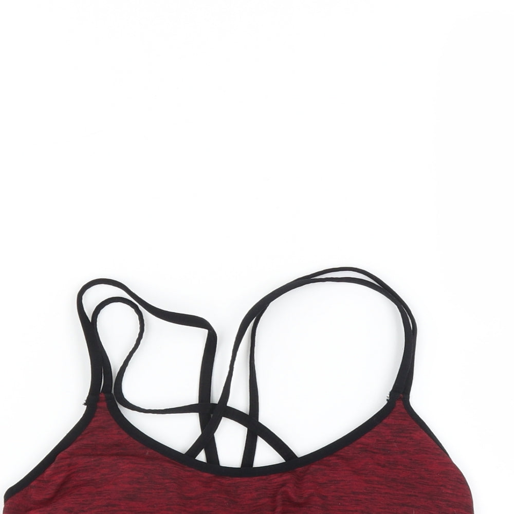 Peacocks Womens Red   Basic T-Shirt Size 14  - Sports Bra
