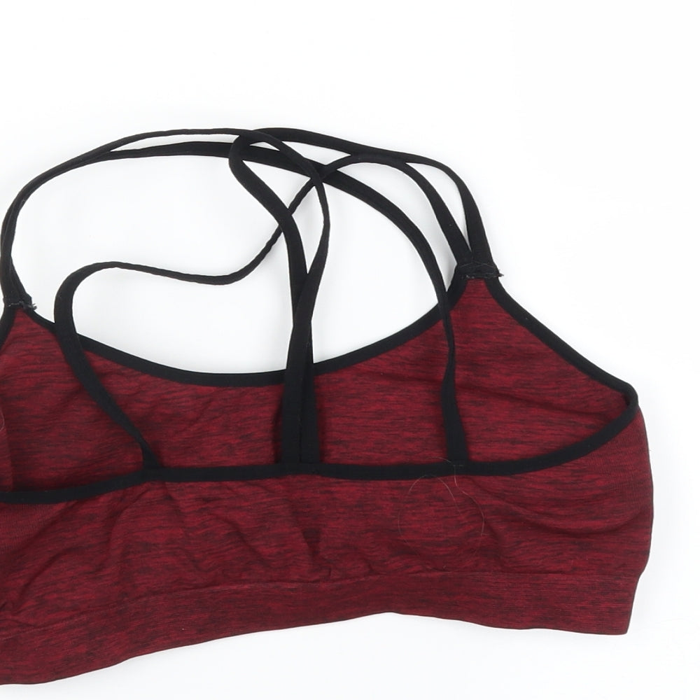 Peacocks Womens Red   Basic T-Shirt Size 14  - Sports Bra