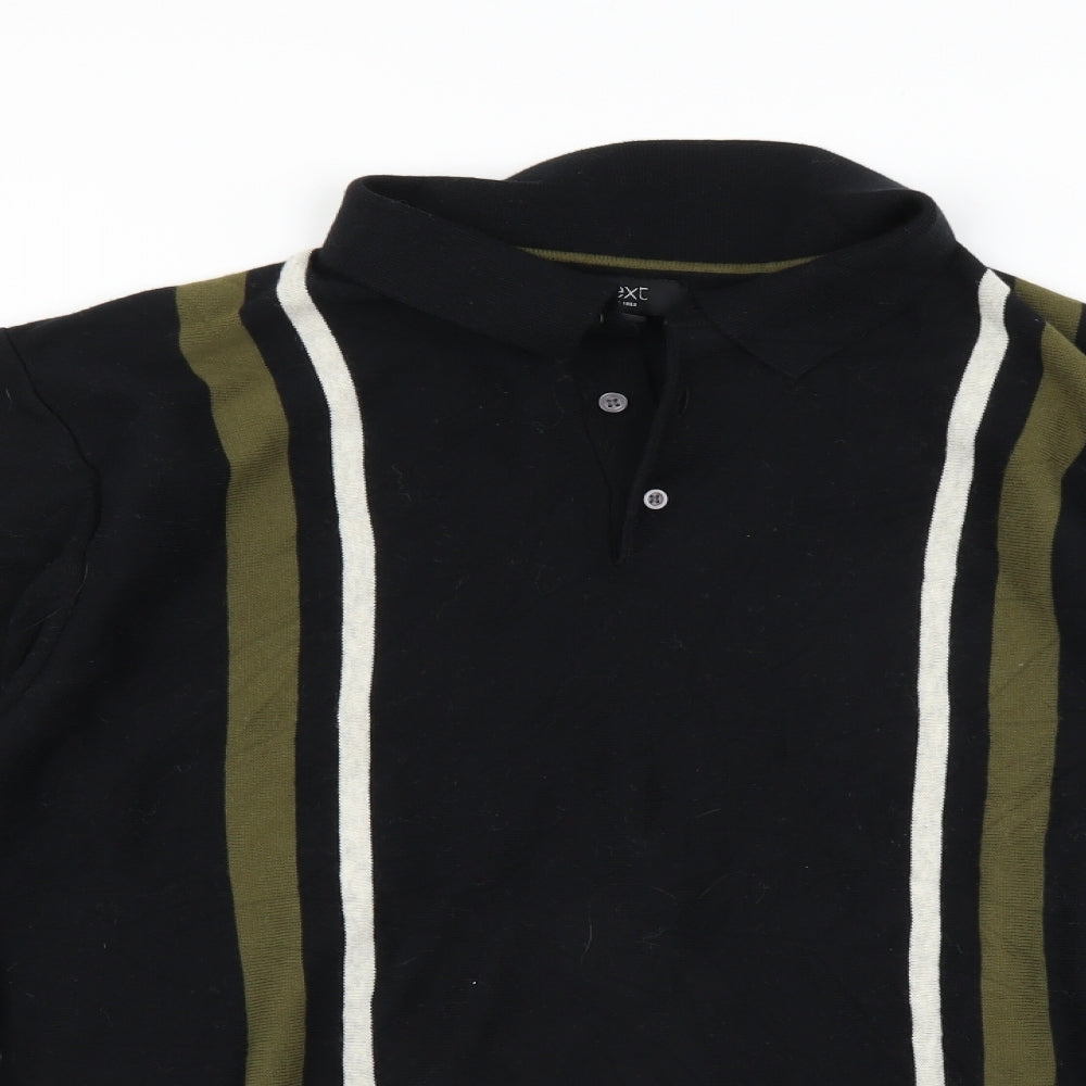 NEXT Mens Black   Pullover Jumper Size L