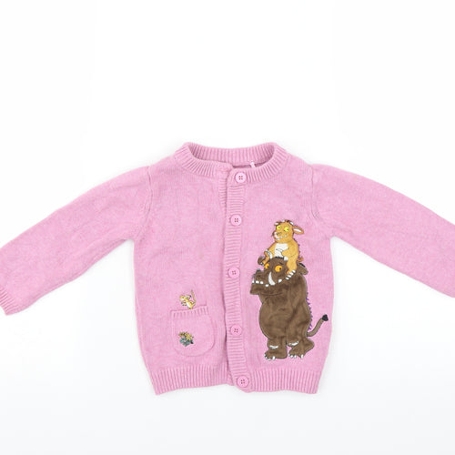 Sainsburys Girls Pink   Cardigan Jumper Size 18-24 Months  - Gruffalo