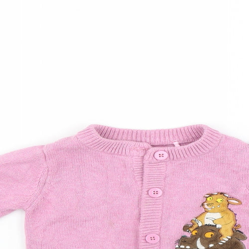 Sainsburys Girls Pink   Cardigan Jumper Size 18-24 Months  - Gruffalo