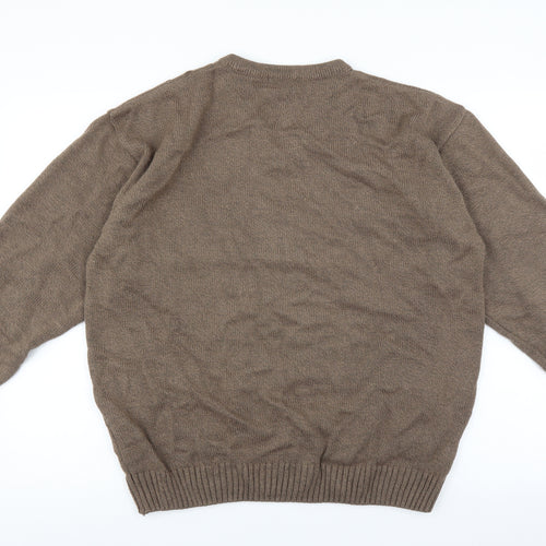 Nene Valley Mens Brown   Pullover Jumper Size L
