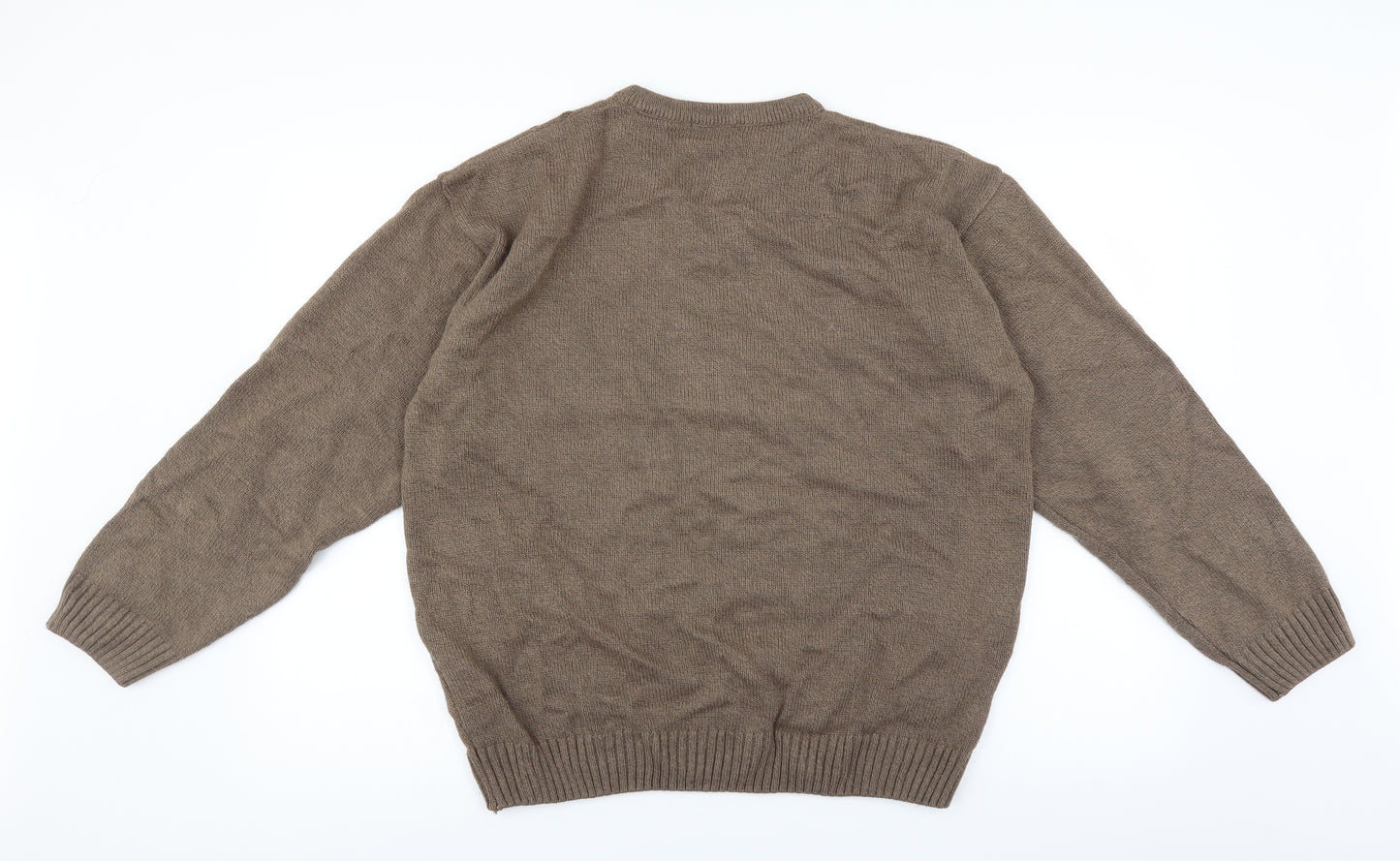 Nene Valley Mens Brown   Pullover Jumper Size L