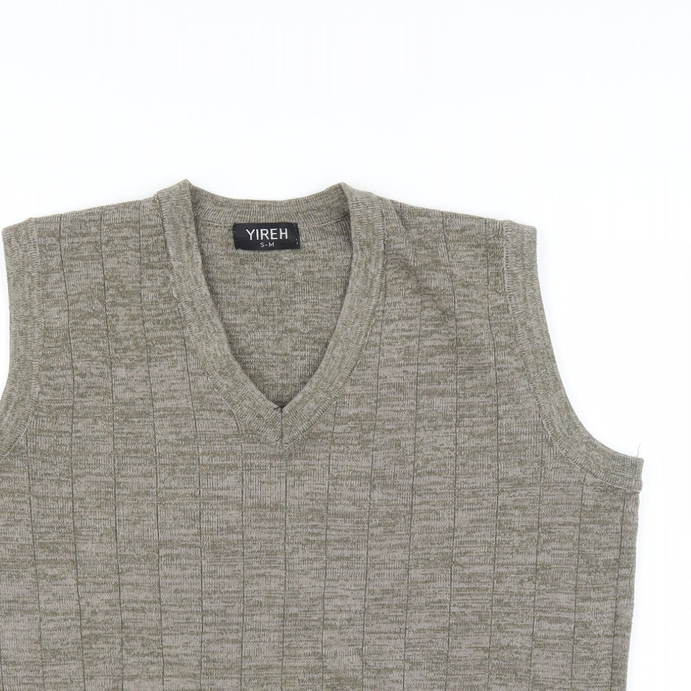 yireh Mens Green   Pullover Jumper Size S