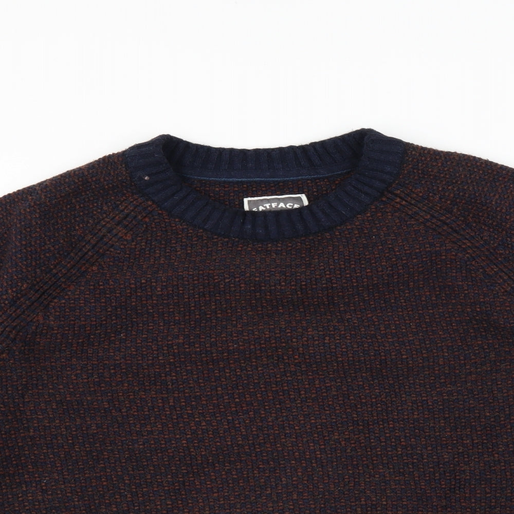 Fat Face Mens Blue   Pullover Jumper Size XL
