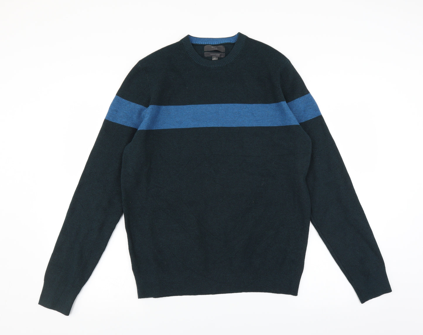 Marks and Spencer Mens Green   Pullover Jumper Size L