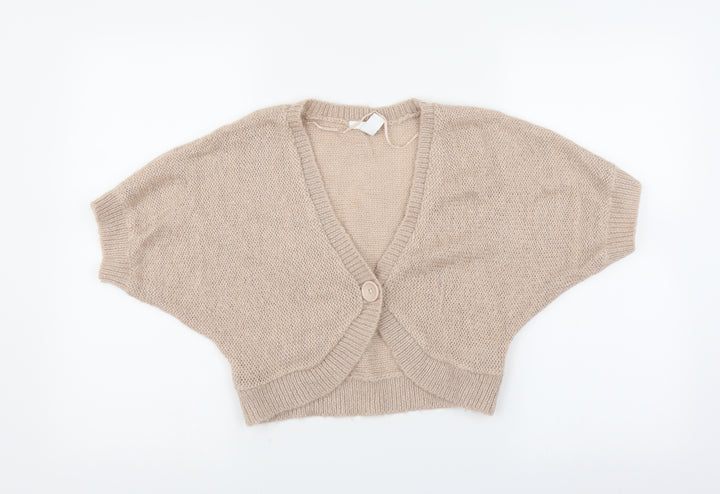 H&M Womens Pink   Cardigan Jumper Size M  - shrug