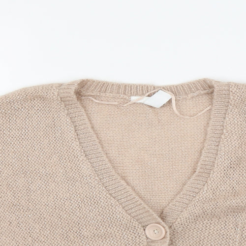 H&M Womens Pink   Cardigan Jumper Size M  - shrug