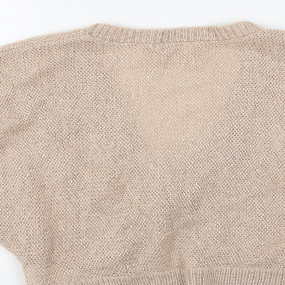 H&M Womens Pink   Cardigan Jumper Size M  - shrug