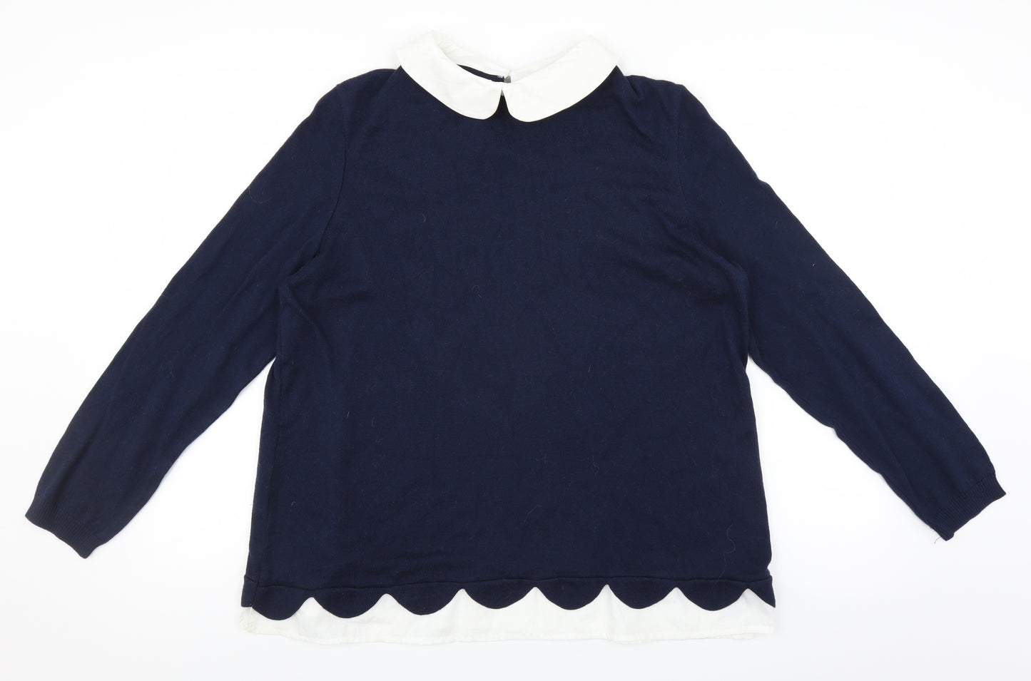 Preworn Womens Blue   Pullover Jumper Size L