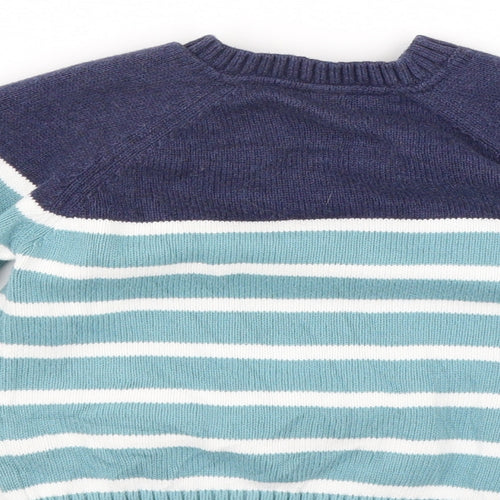 Mini Club Baby Blue Striped  Pullover Jumper Size 18-24 Months