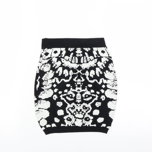 swede paris Womens Black   Bandage Skirt Size S