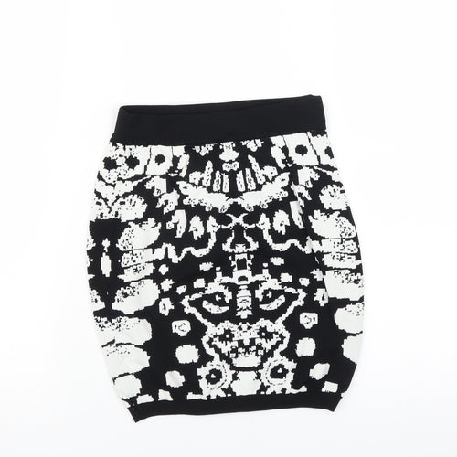 swede paris Womens Black   Bandage Skirt Size S