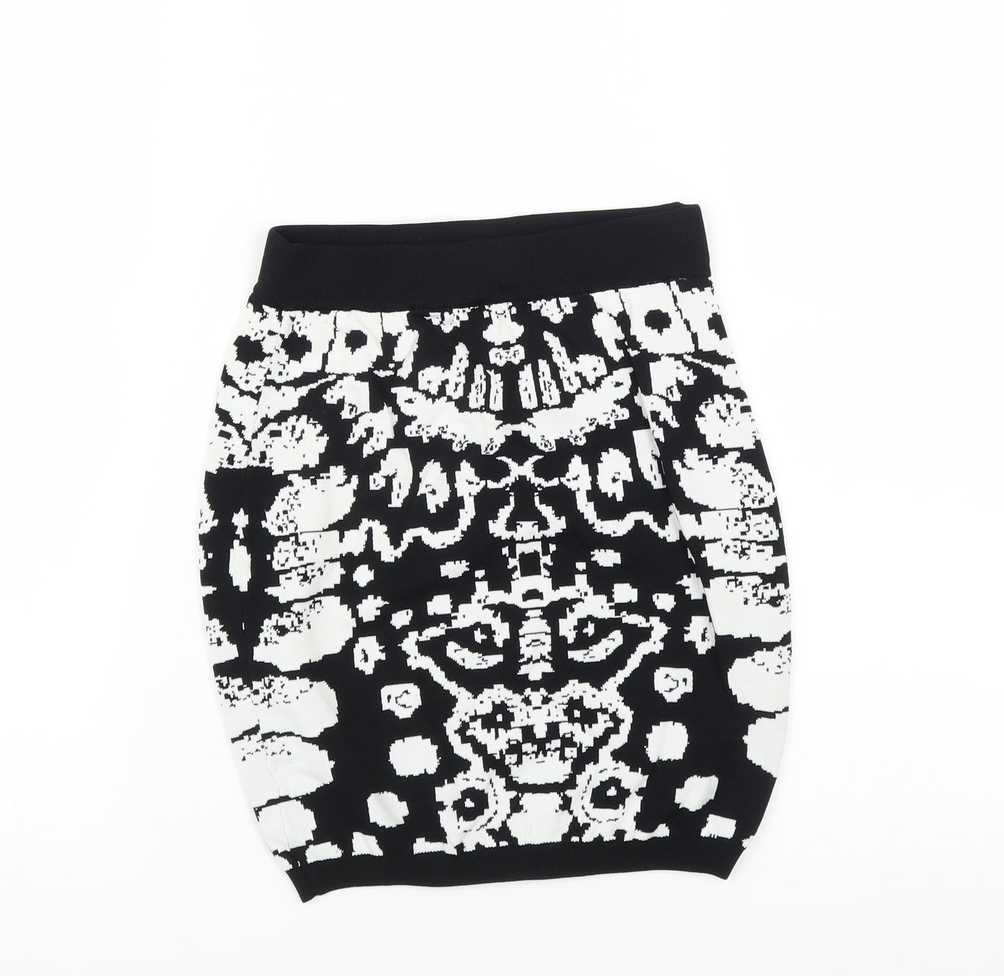 swede paris Womens Black   Bandage Skirt Size S