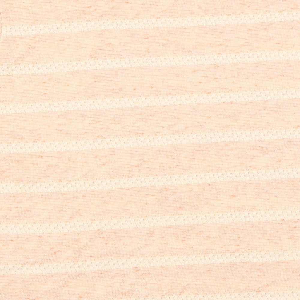 Sainsburys Womens Orange Striped  Pullover Jumper Size 20