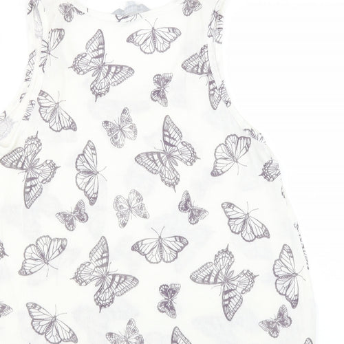 Red Herring Womens White   Pullover Jumper Size 16  - Butterflies