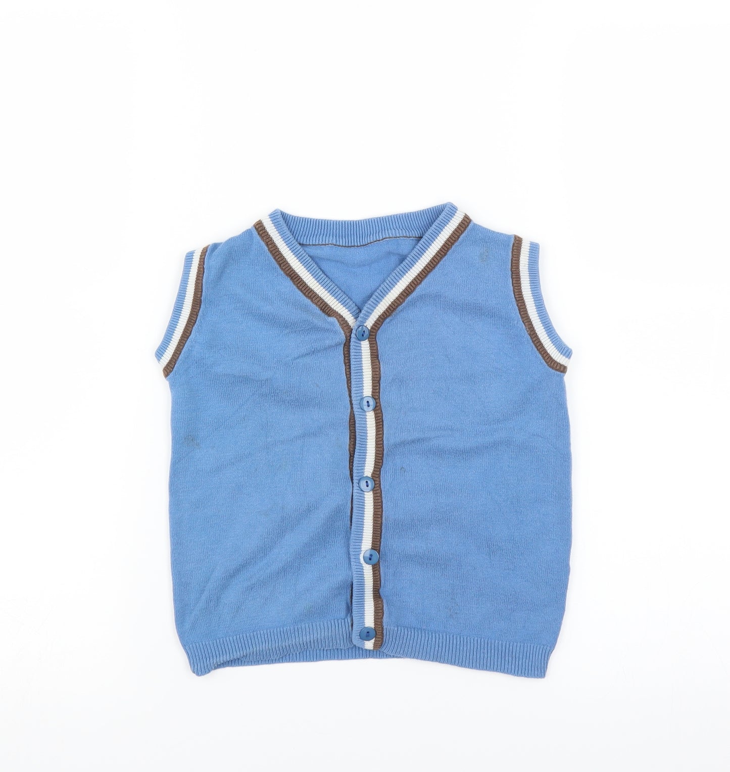 Rebel Boys Blue   Cardigan Jumper Size 3-4 Years
