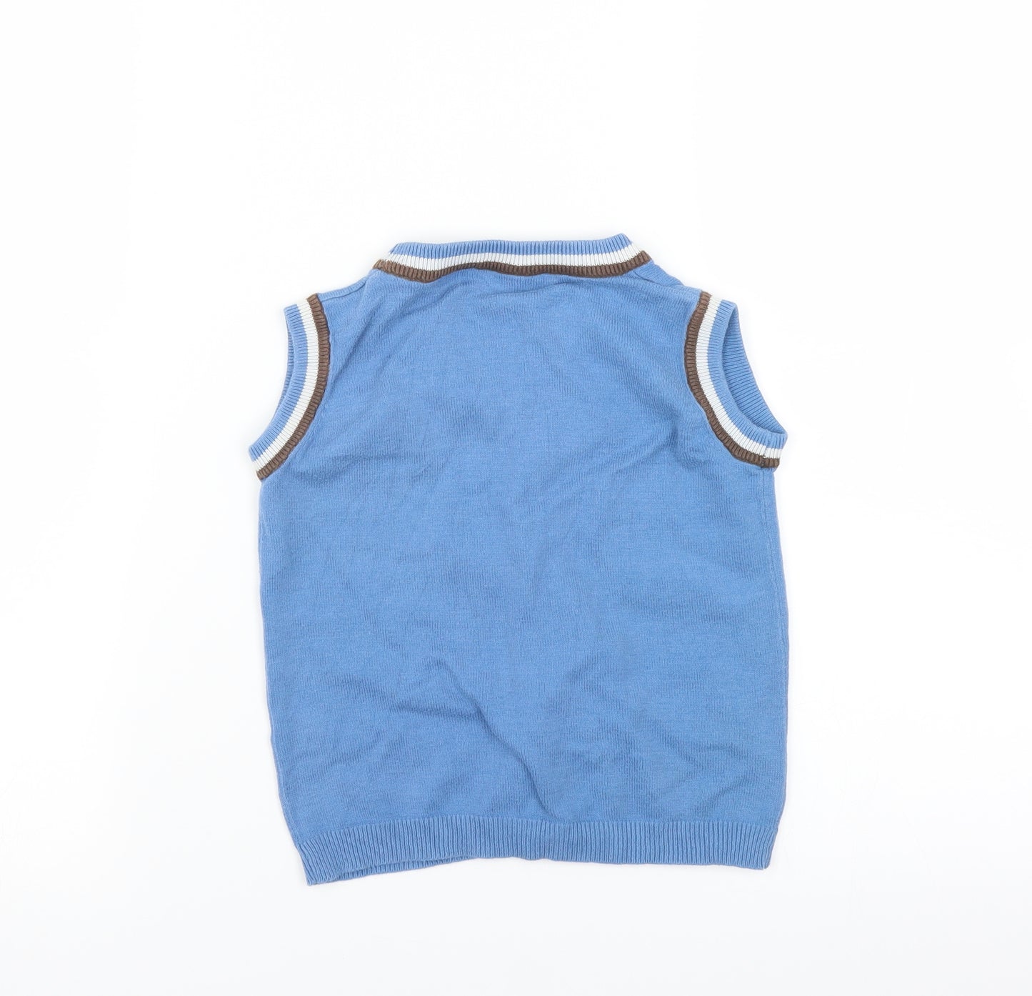 Rebel Boys Blue   Cardigan Jumper Size 3-4 Years