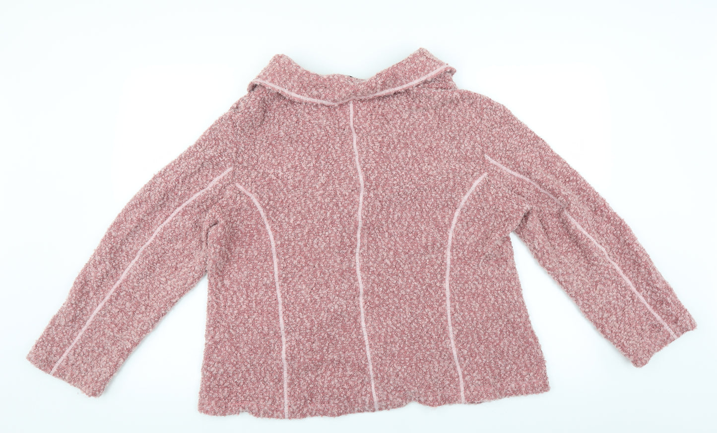 Peter Hahn Womens Pink   Cardigan Jumper Size 20  - fluffy
