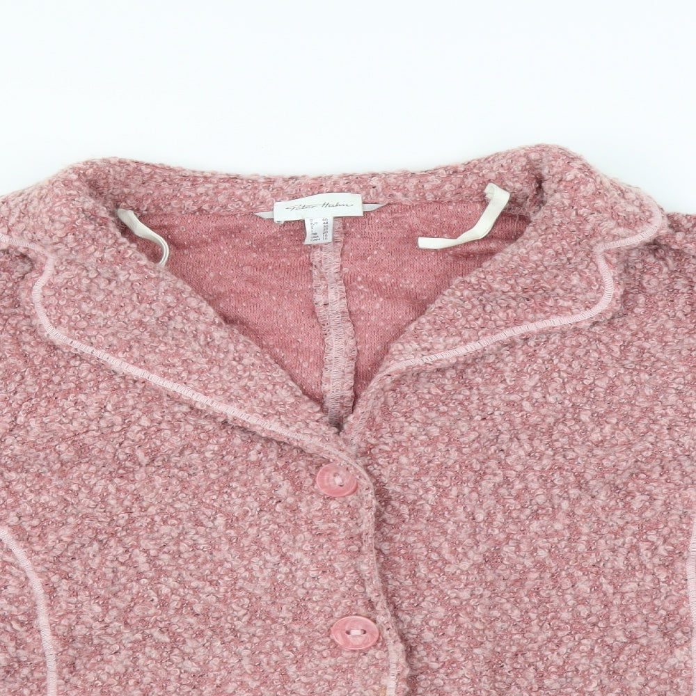 Peter Hahn Womens Pink   Cardigan Jumper Size 20  - fluffy