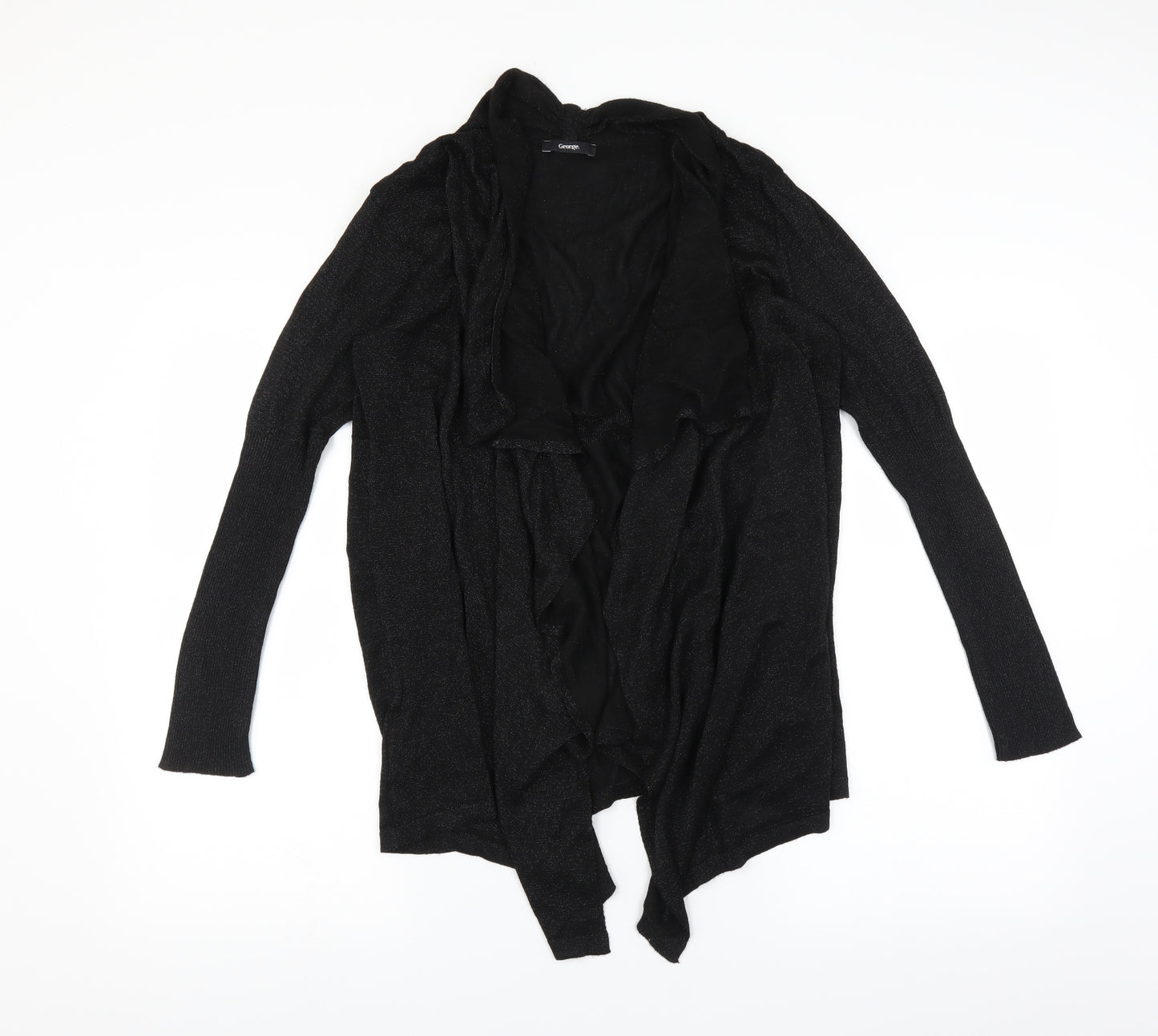 George Womens Black   Cardigan Jumper Size 12  - glittery