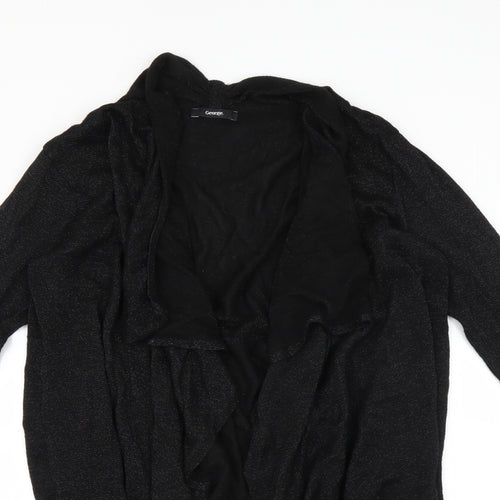 George Womens Black   Cardigan Jumper Size 12  - glittery