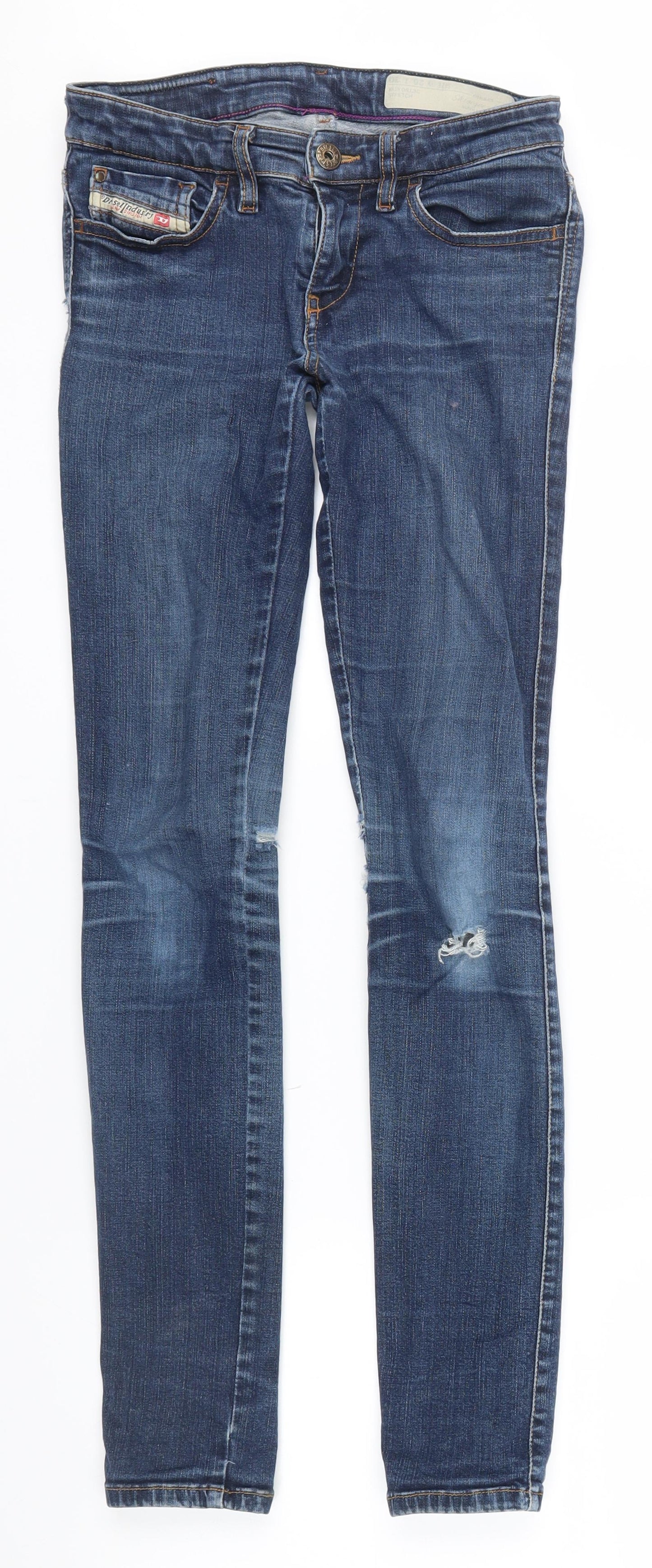 Diesel Womens Blue   Skinny Jeans Size 25 in L29 in