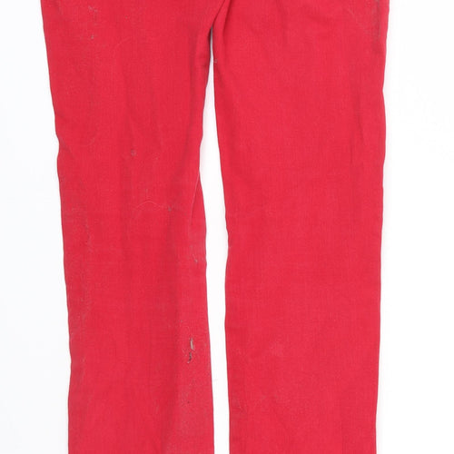 LBT Womens Red   Skinny Jeans Size 24 L30 in