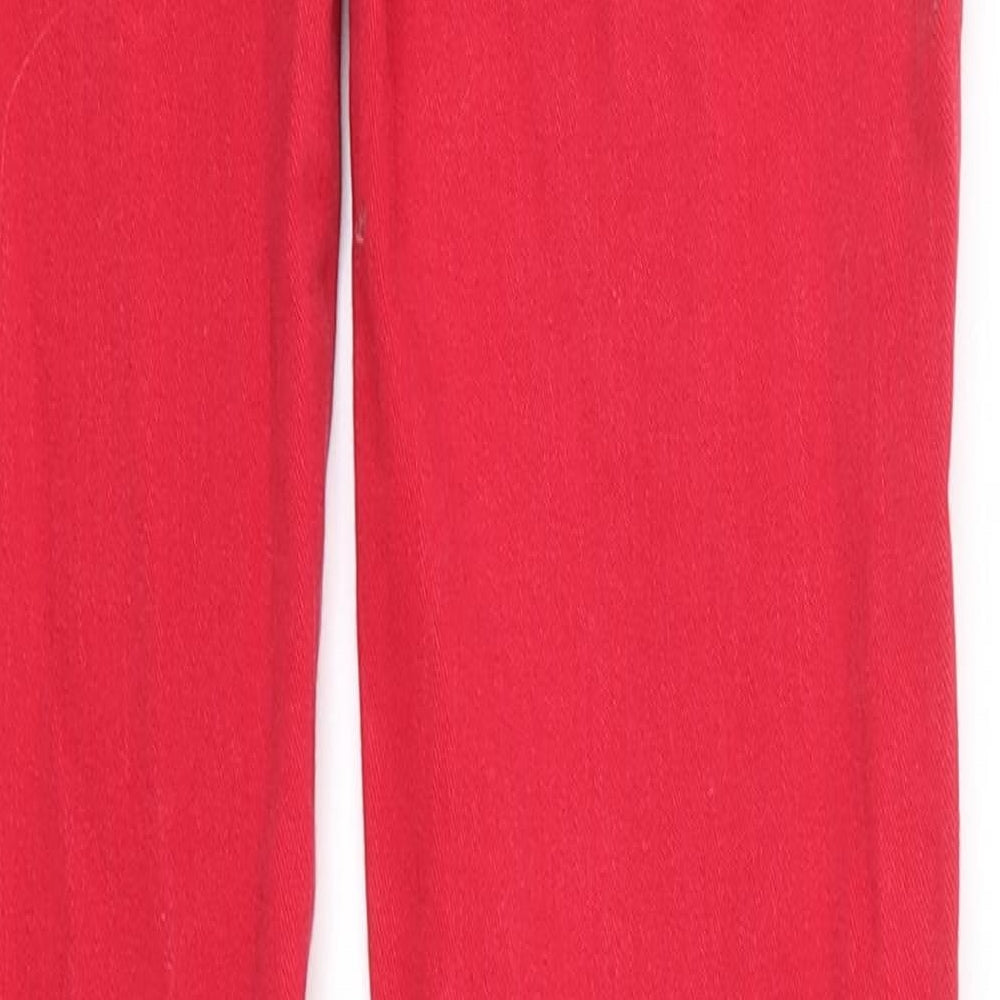 LBT Womens Red   Skinny Jeans Size 24 L30 in