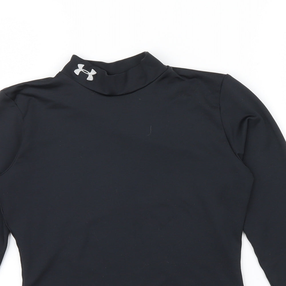 Under armour Womens Black   Basic T-Shirt Size S  - Embroidered