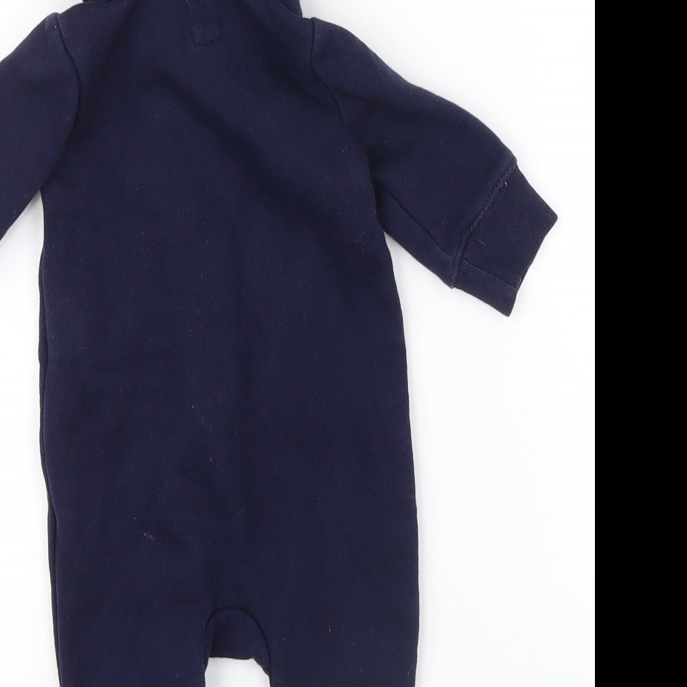 Gap  Blue   Romper One-Piece Size 0-3 Months  - Embroidered GAP LOGO
