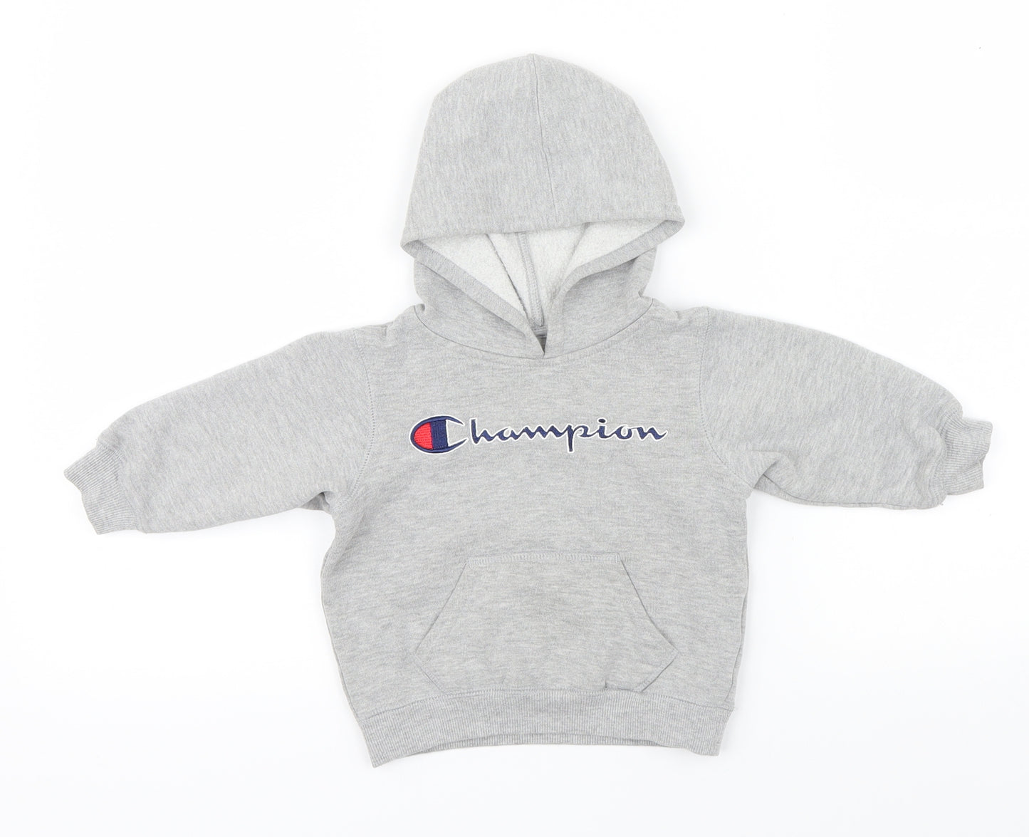 Champion  Grey   Pullover Jumper Size 12-18 Months  - Embroidered