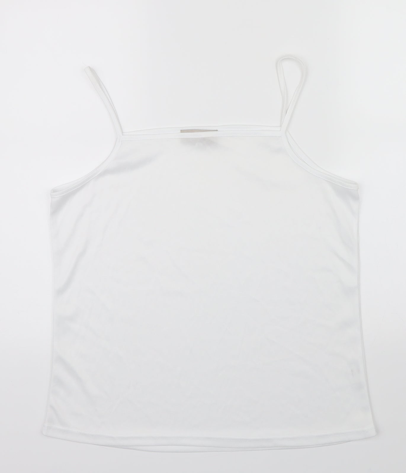 BASSINI Womens White   Camisole T-Shirt Size XL