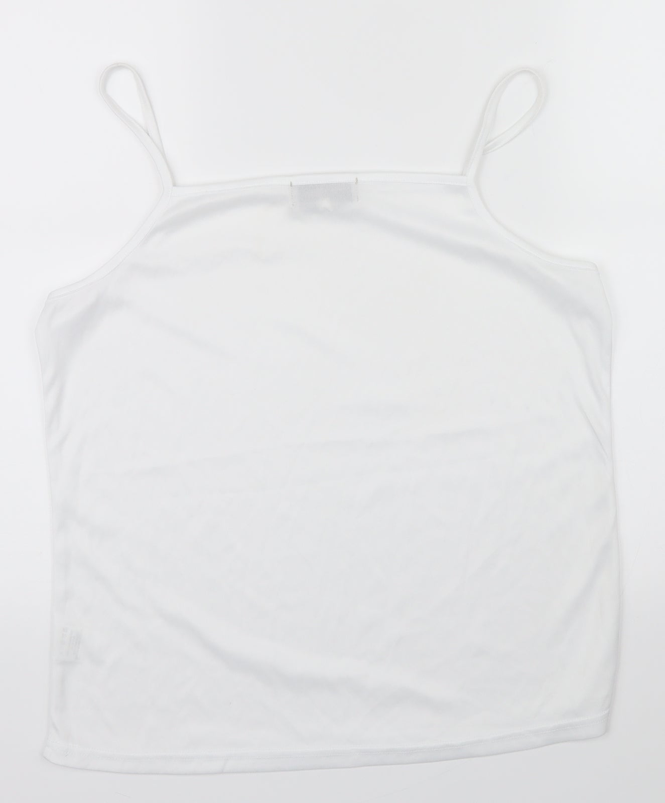 BASSINI Womens White   Camisole T-Shirt Size XL
