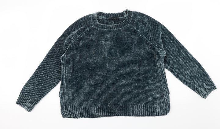 George Womens Green Pullover Jumper Size 16