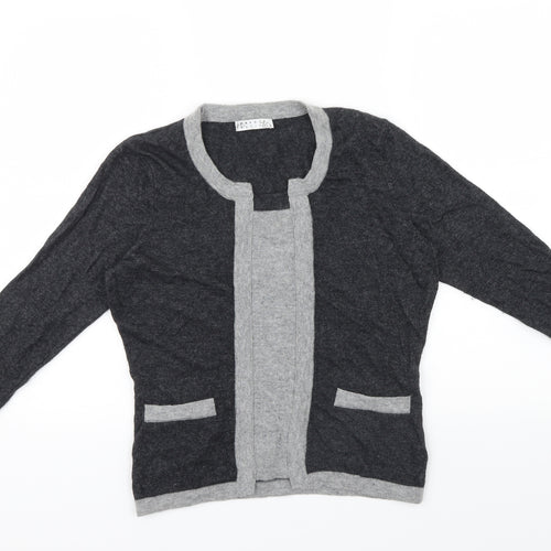 Precis Womens Grey   Pullover Jumper Size S  - pocket details on front