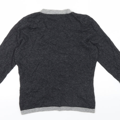 Precis Womens Grey   Pullover Jumper Size S  - pocket details on front