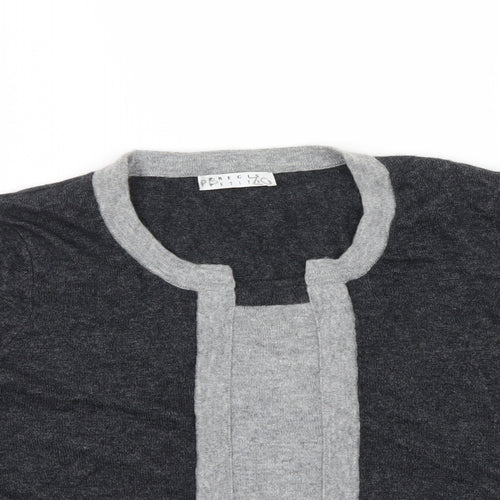 Precis Womens Grey   Pullover Jumper Size S  - pocket details on front