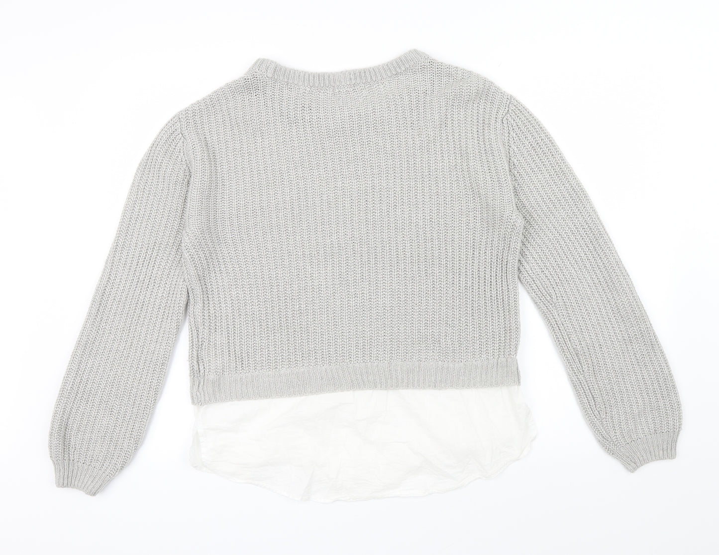 H&M Womens Grey   Pullover Jumper Size 12