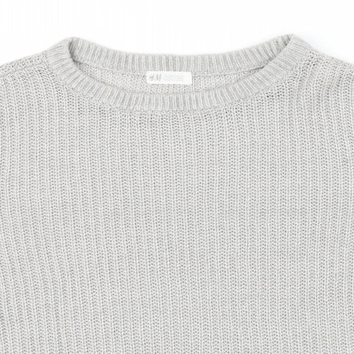 H&M Womens Grey   Pullover Jumper Size 12
