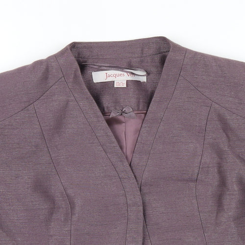 Jacques Vert Womens Purple   Jacket  Size 12