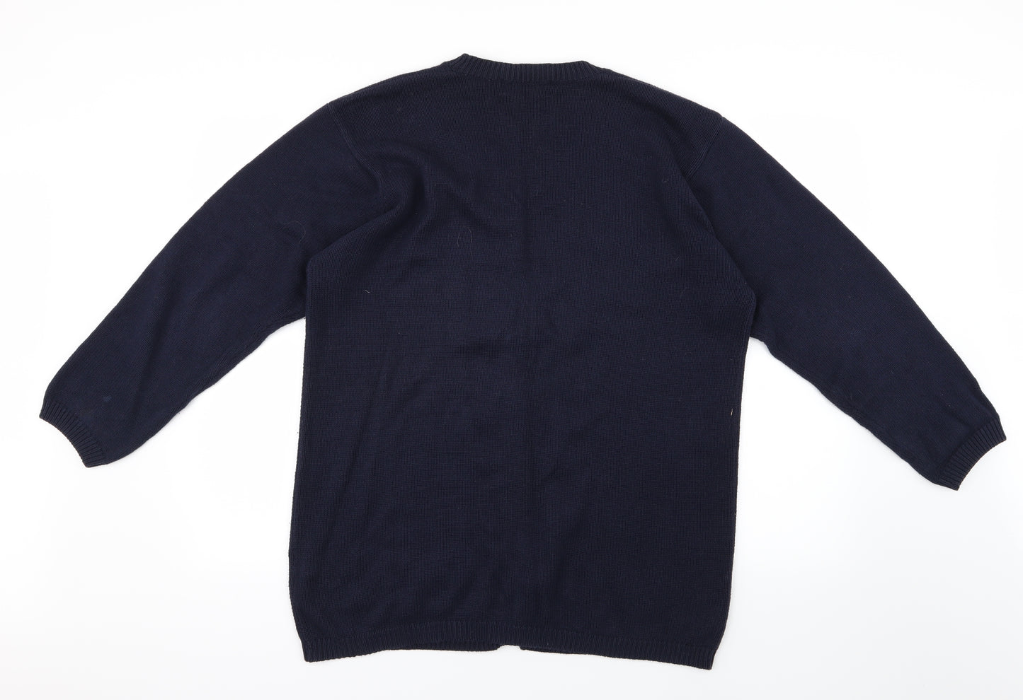 Berkertex Womens Blue  Knit Cardigan Jumper Size 14