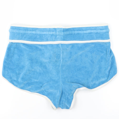 Superdry Womens Blue   Hot Pants Shorts Size XS
