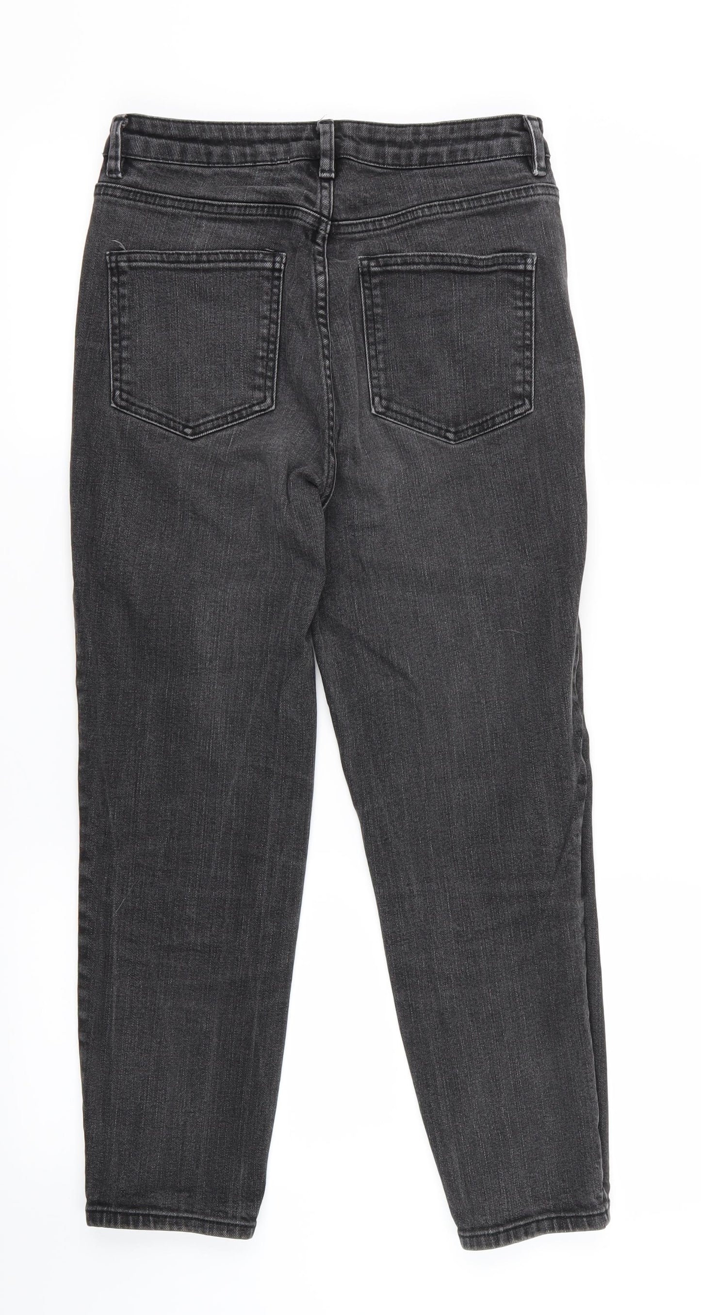 ASOS Womens Black  Denim Straight Jeans Size 27 in L24.5 in