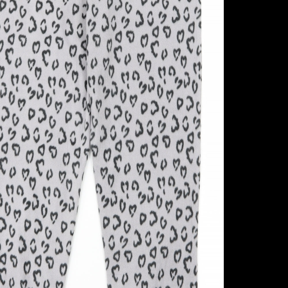 George Womens Grey Animal Print  Capri Pyjama Pants Size 12