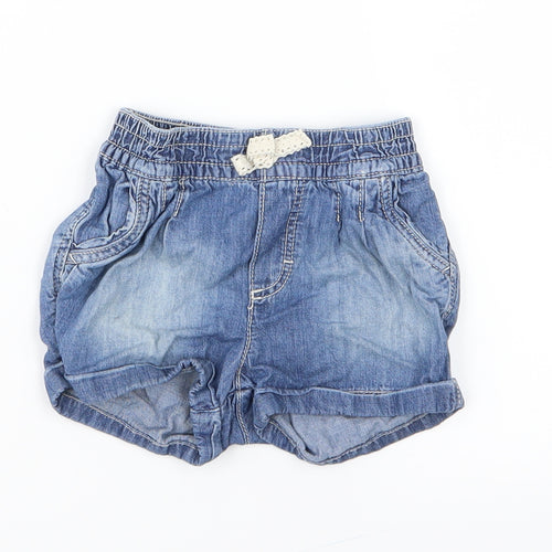 H&M Girls Blue   Cropped Jeans Size 12 Months