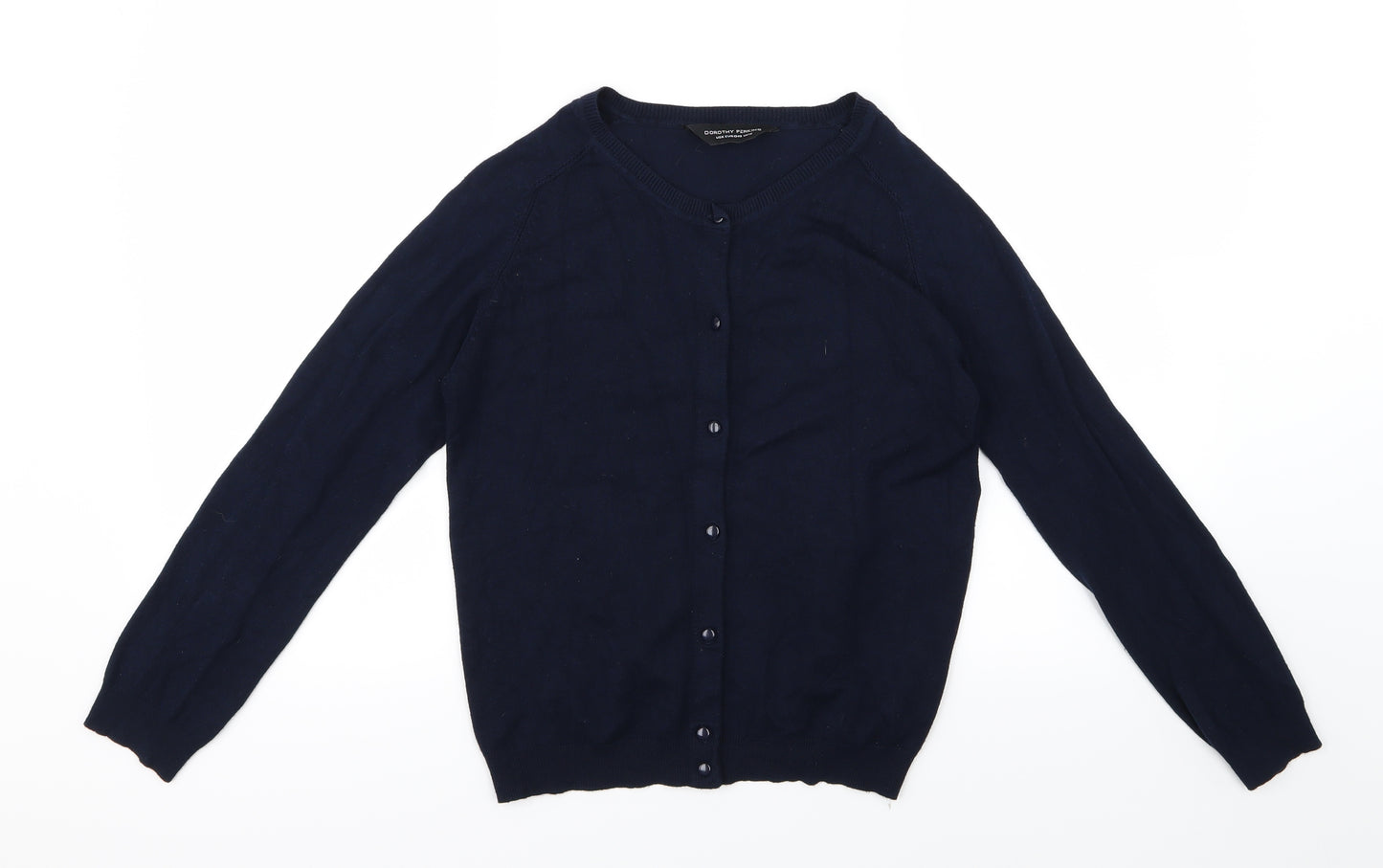 Dorothy Perkins Womens Blue  Knit Cardigan Jumper Size 12